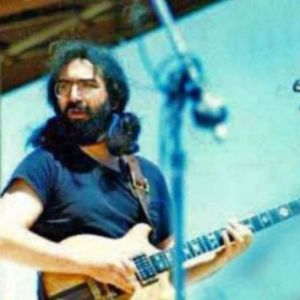 Jerry Garcia playing Eagle, the guitar - Irwin Guitars #001