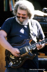 Jerry Garcia playing Doug Irwin's Tiger guitar