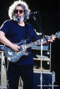 Jerry Garcia playing Doug Irwin's Tiger guitar
