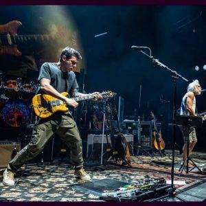 John Mayer playing Jerry Garcia’s Wolf guitar made by Doug Irwin