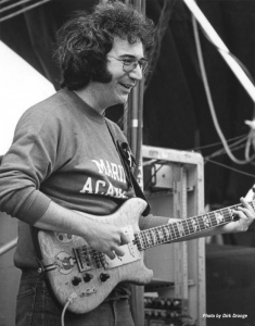 Jerry Garcia playing Doug Irwin's Wolf guitar
