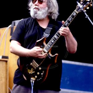 Jerry Garcia playing Doug Irwin's Tiger Guitar 3