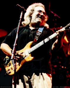 Jerry Garcia playing Doug Irwin's Wolf Guitar 2