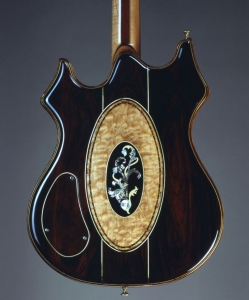 Tiger Guitar Back Inlay - Photo: Herb Greene