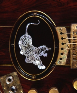 Tiger Guitar Base Plate - Photo: Herb Greene