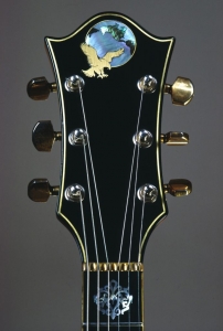 Tiger Guitar Head Stock with Eagle - Photo: Herb Greene