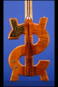 Dollar Sign Guitar - Back
