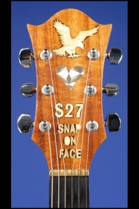 Dollar Sign Guitar - Head Front