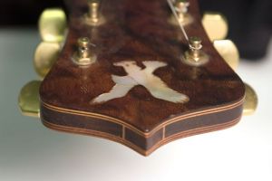 Eagle - The Guitar - Irwin Guitars #001 Head Stock Eagle Inlay