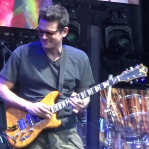 John Mayer playing Jerry Garcia’s Wolf guitar made by Doug Irwin
